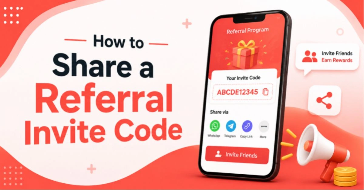 Steps to Share Invite Code